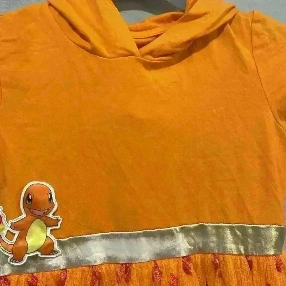 Pokemon Charmander Dress - Orange -Girls XL 14